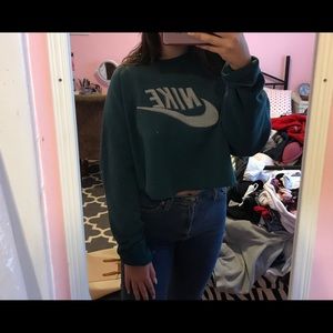 Vintage Nike Cropped Crew Neck